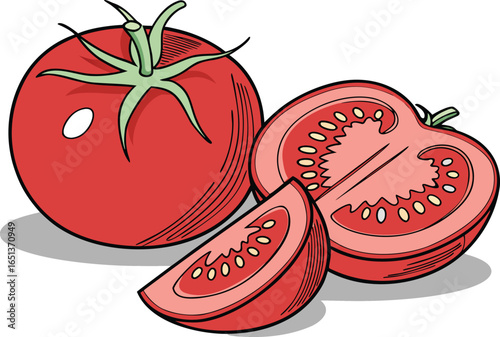 tomato vector
