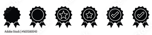 Ok Mark, Confirm, and Reward Badge Symbol Illustration