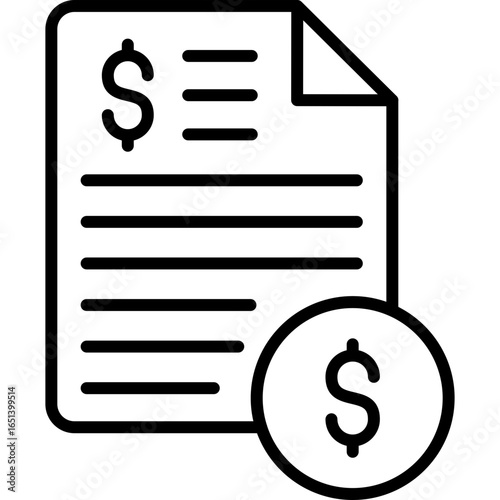 Bank Statement Icon