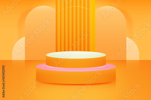 Realistic podium