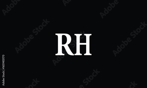 RH,HR,H,R,R,H,H,R,R,H abstract, letters, logo, monogram, style, symbols, ambitions, icons,
