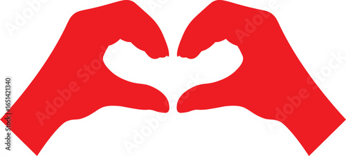 Woman hands heart shape, Hands making heart shape