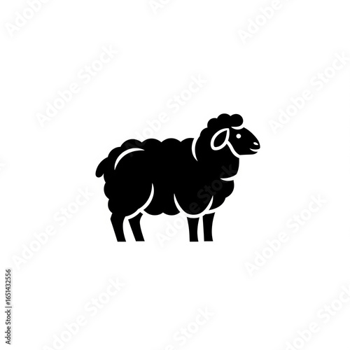 black and white sheep