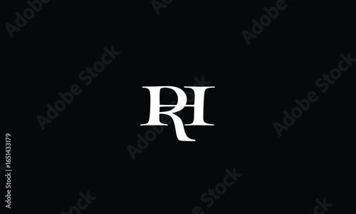 RH,HR,R,H,R,H,R abstract, letters, logo, monogram, style, symbols, ambitions, icons,

