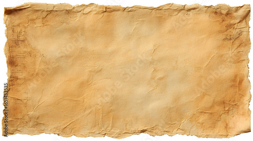 A rustic, textured parchment paper with frayed edges, evoking a sense of ancient history and mystery.