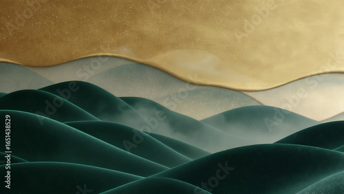 abstract background with waves