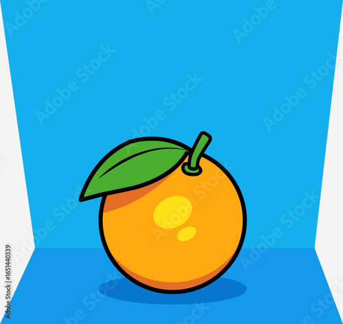 orange, fruit vector 