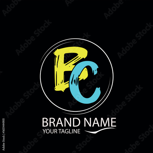 BC MODERN CLASSIC COOL LOGO DESIGN