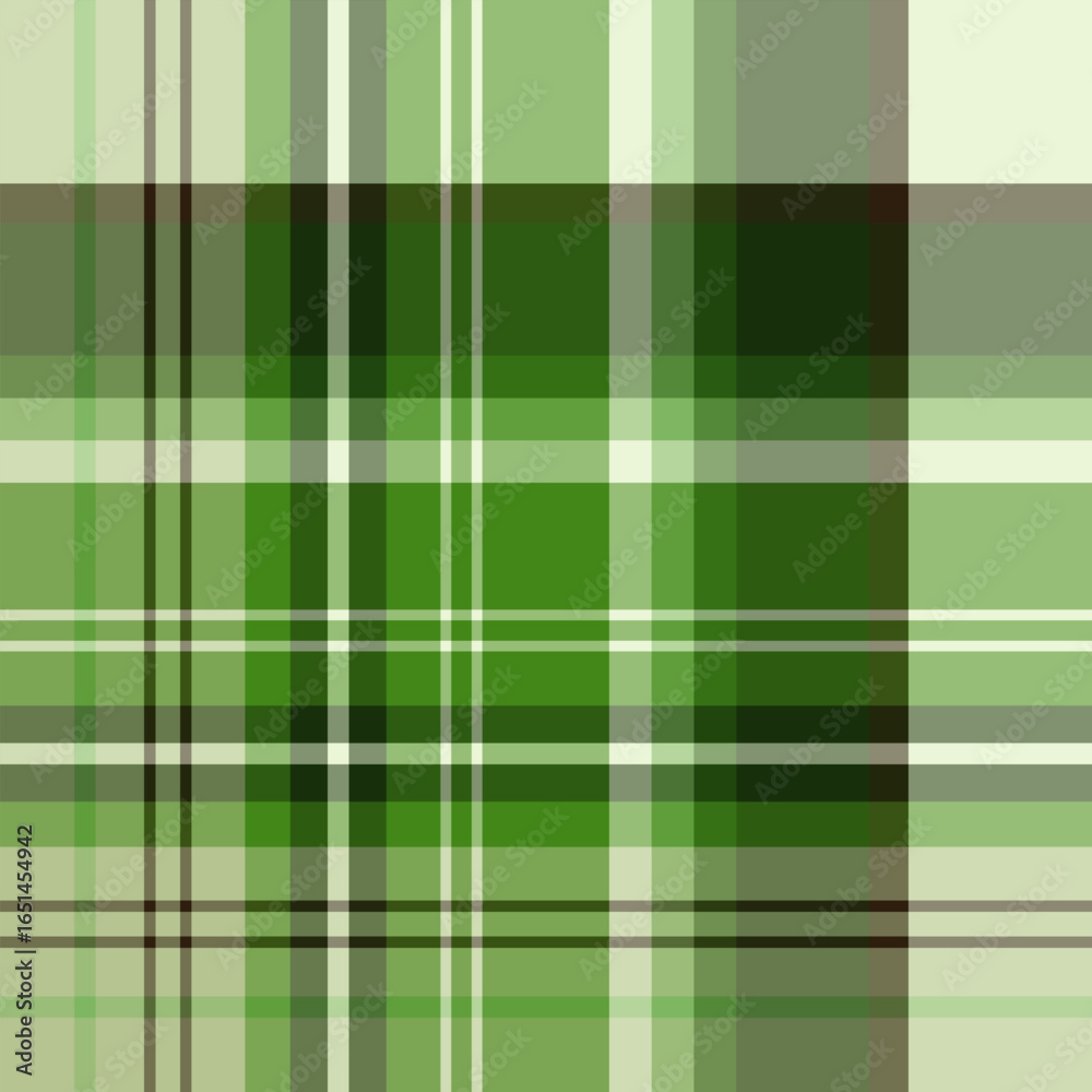 Fototapeta premium Seamless pattern with pleasant fresh green colors for plaid.eps
