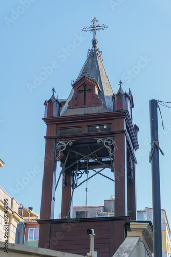 Historic Armenian Church Bell Tower Surb Takavor 1722 in Kadikoy Istanbul