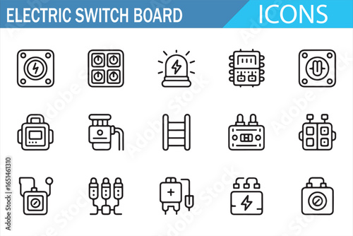 Vector Symbols of Electric Switchboards and Power Systems for Technical Design