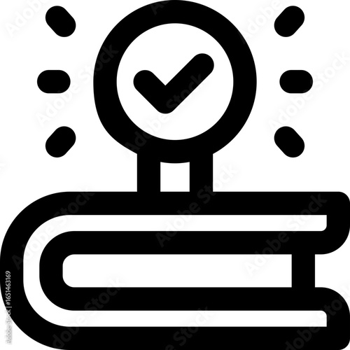 search line icon. Clean and minimalist vector icon for websites, mobile apps, presentations, and logos. Fully scalable and customizable for any project.