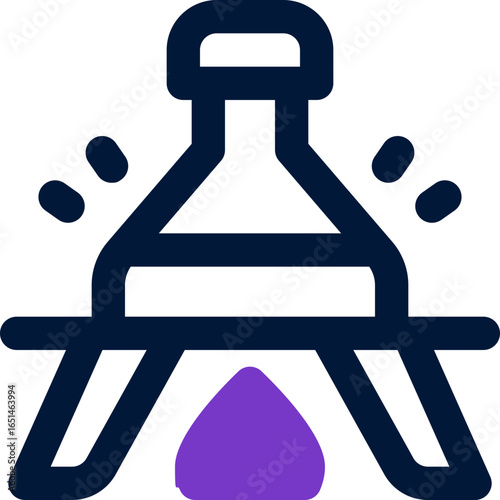 chemistry duotone icon. Sleek and modern vector icon for websites, mobile apps, marketing materials, and corporate design. Fully scalable and ready to use.
