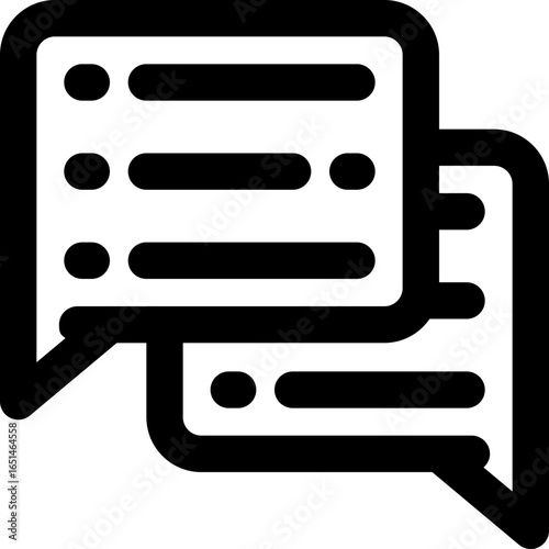 comment line icon. Clean and minimalist vector icon for websites, mobile apps, presentations, and logos. Fully scalable and customizable for any project.