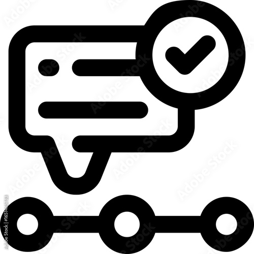 analytic line icon. Clean and minimalist vector icon for websites, mobile apps, presentations, and logos. Fully scalable and customizable for any project.