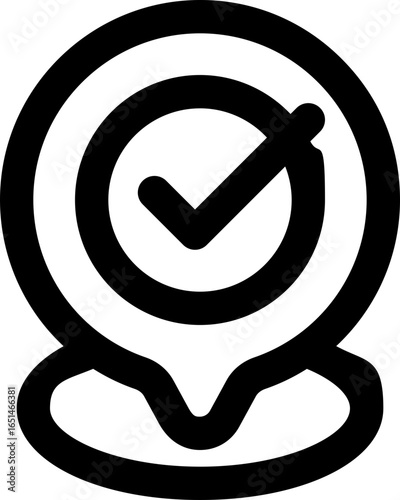 location line icon. Clean and minimalist vector icon for websites, mobile apps, presentations, and logos. Fully scalable and customizable for any project.