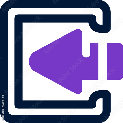 log in duotone icon. Sleek and modern vector icon for websites, mobile apps, marketing materials, and corporate design. Fully scalable and ready to use.