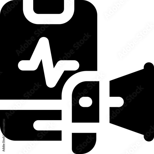 campaign tracking glyph icon. Strong and solid vector icon for websites, mobile interfaces, presentations, and visual branding. High quality and easy to edit.