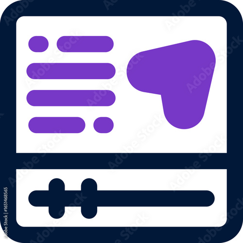share duotone icon. Sleek and modern vector icon for websites, mobile apps, marketing materials, and corporate design. Fully scalable and ready to use.