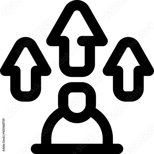 promotion line icon. Clean and minimalist vector icon for websites, mobile apps, presentations, and logos. Fully scalable and customizable for any project.