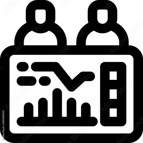 collective line icon. Clean and minimalist vector icon for websites, mobile apps, presentations, and logos. Fully scalable and customizable for any project.