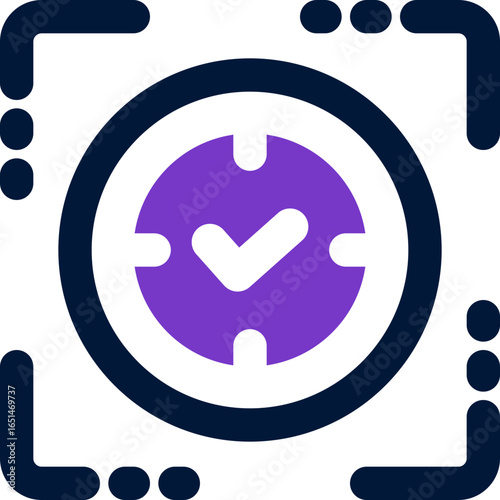 focus duotone icon. Sleek and modern vector icon for websites, mobile apps, marketing materials, and corporate design. Fully scalable and ready to use.