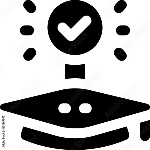 search glyph icon. Strong and solid vector icon for websites, mobile interfaces, presentations, and visual branding. High quality and easy to edit.