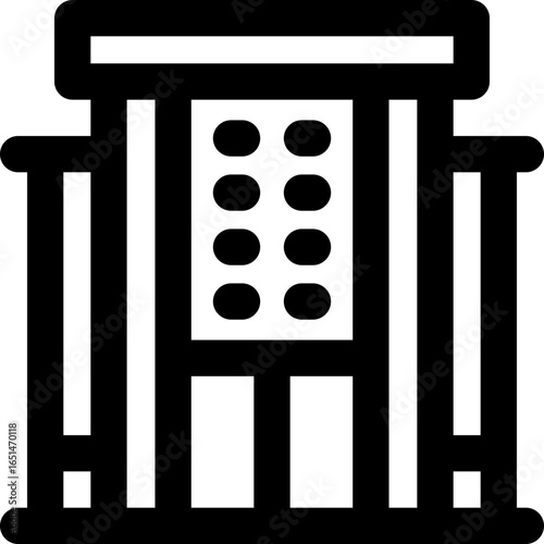 university line icon. Clean and minimalist vector icon for websites, mobile apps, presentations, and logos. Fully scalable and customizable for any project.