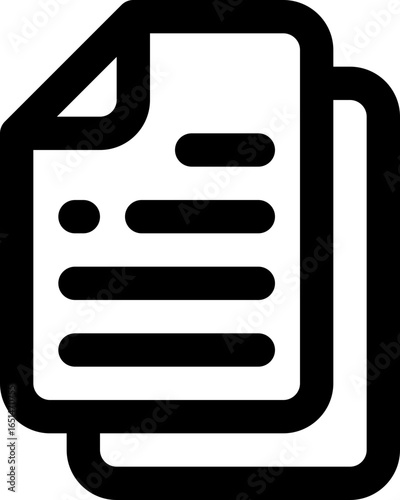 file line icon. Clean and minimalist vector icon for websites, mobile apps, presentations, and logos. Fully scalable and customizable for any project.