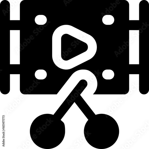 editing glyph icon. Strong and solid vector icon for websites, mobile interfaces, presentations, and visual branding. High quality and easy to edit.