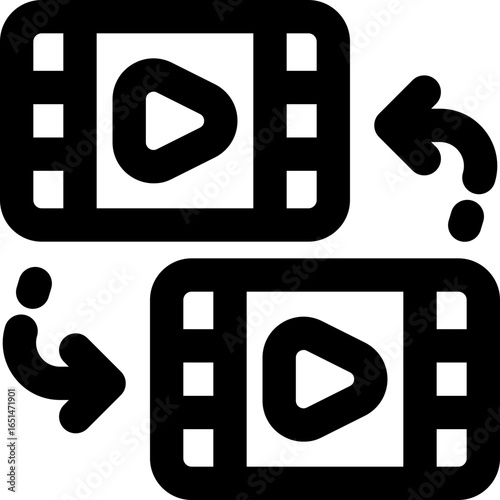 related content line icon. Clean and minimalist vector icon for websites, mobile apps, presentations, and logos. Fully scalable and customizable for any project.