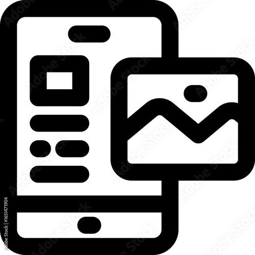 news feed line icon. Clean and minimalist vector icon for websites, mobile apps, presentations, and logos. Fully scalable and customizable for any project.