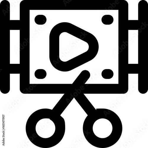 editing line icon. Clean and minimalist vector icon for websites, mobile apps, presentations, and logos. Fully scalable and customizable for any project.