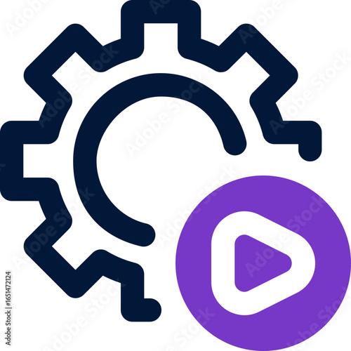integration duotone icon. Sleek and modern vector icon for websites, mobile apps, marketing materials, and corporate design. Fully scalable and ready to use.