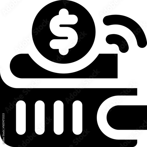 global marketplace glyph icon. Strong and solid vector icon for websites, mobile interfaces, presentations, and visual branding. High quality and easy to edit.