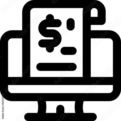 e wallet line icon. Clean and minimalist vector icon for websites, mobile apps, presentations, and logos. Fully scalable and customizable for any project.