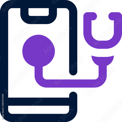 medical check up duotone icon. Sleek and modern vector icon for websites, mobile apps, marketing materials, and corporate design. Fully scalable and ready to use.