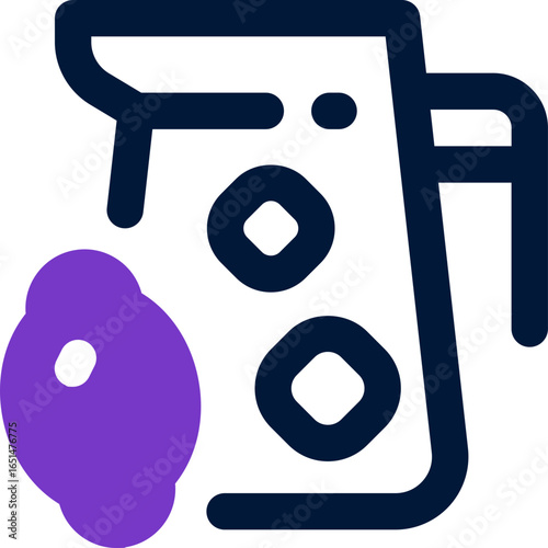 lemonade duotone icon. Sleek and modern vector icon for websites, mobile apps, marketing materials, and corporate design. Fully scalable and ready to use.