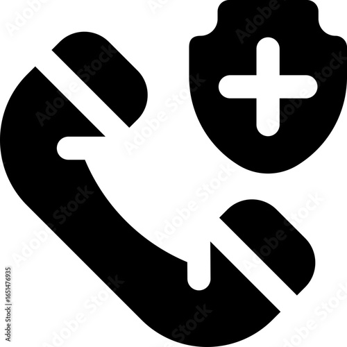 call glyph icon. Strong and solid vector icon for websites, mobile interfaces, presentations, and visual branding. High quality and easy to edit.
