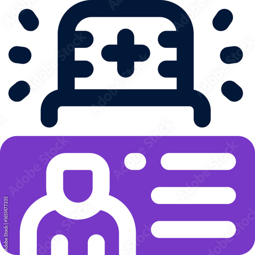 emergency duotone icon. Sleek and modern vector icon for websites, mobile apps, marketing materials, and corporate design. Fully scalable and ready to use.