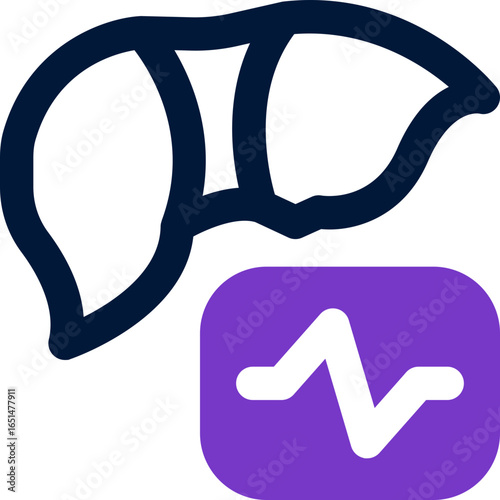 hepatitis duotone icon. Sleek and modern vector icon for websites, mobile apps, marketing materials, and corporate design. Fully scalable and ready to use.