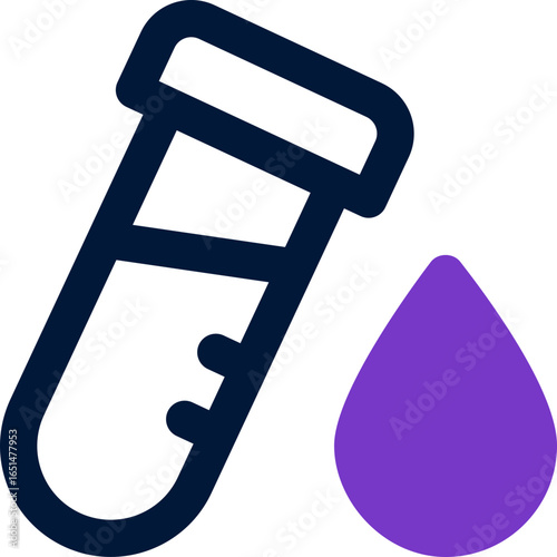 blood sample duotone icon. Sleek and modern vector icon for websites, mobile apps, marketing materials, and corporate design. Fully scalable and ready to use.