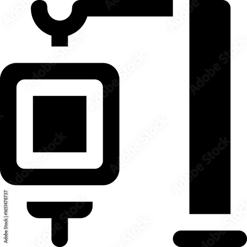 transfusion glyph icon. Strong and solid vector icon for websites, mobile interfaces, presentations, and visual branding. High quality and easy to edit.