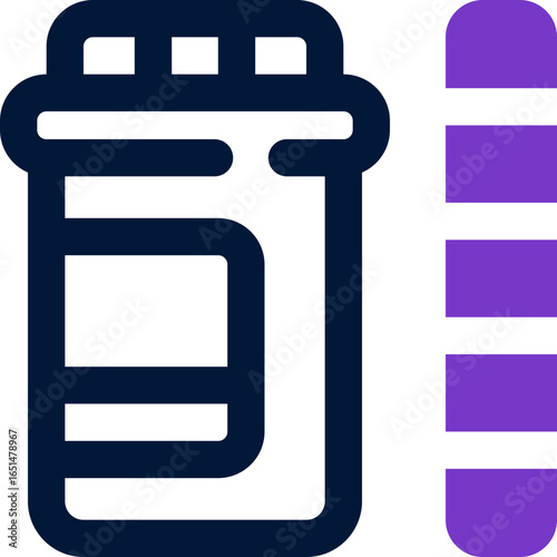 urine test duotone icon. Sleek and modern vector icon for websites, mobile apps, marketing materials, and corporate design. Fully scalable and ready to use.