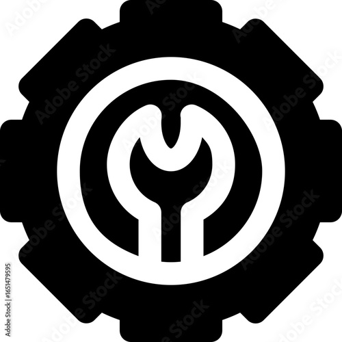 technique glyph icon. Strong and solid vector icon for websites, mobile interfaces, presentations, and visual branding. High quality and easy to edit.