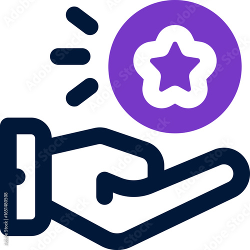 redeem point duotone icon. Sleek and modern vector icon for websites, mobile apps, marketing materials, and corporate design. Fully scalable and ready to use.