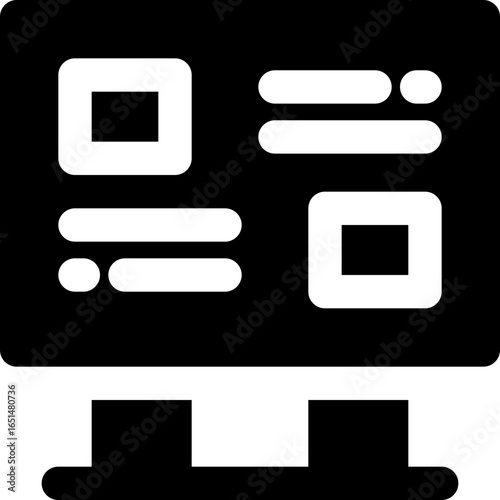 directory glyph icon. Strong and solid vector icon for websites, mobile interfaces, presentations, and visual branding. High quality and easy to edit.