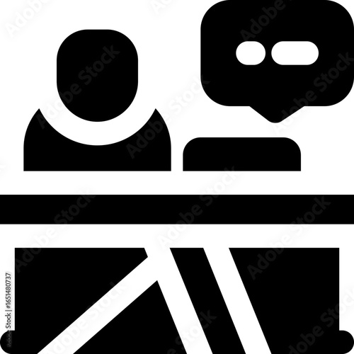information glyph icon. Strong and solid vector icon for websites, mobile interfaces, presentations, and visual branding. High quality and easy to edit.