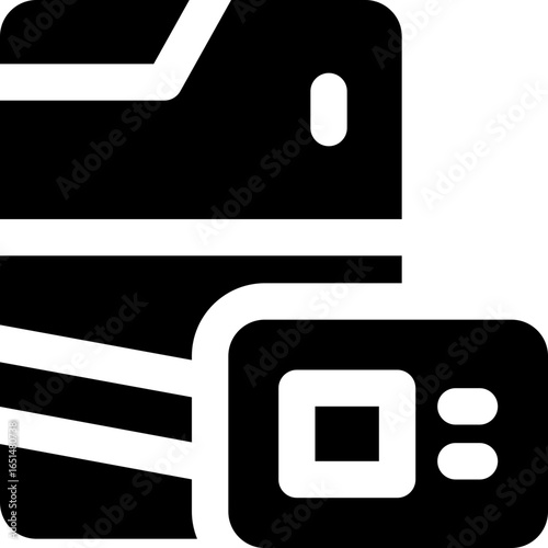 electronic appliance glyph icon. Strong and solid vector icon for websites, mobile interfaces, presentations, and visual branding. High quality and easy to edit.