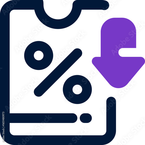 discount duotone icon. Sleek and modern vector icon for websites, mobile apps, marketing materials, and corporate design. Fully scalable and ready to use.